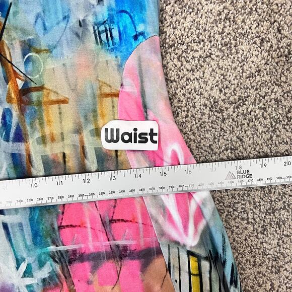 SIMPLY ART DOLCEZZA Women's S The Best Things In Life Abstract Art Midi Dress‎ - Picture 9 of 12